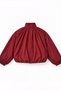 Oversize High Collar Bomber Jacket - 7