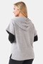 50235 Gray Relaxed Fit Hooded Knitwear Jacket - 5