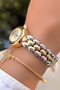 Women's Wristwatch - Minimal Oval Case - Waterproof - with Bracelet Gift - 5