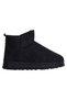 Women 1621 Black Women's Flat Boots with Fur Inside - 2