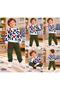 Boys' Colorful Letter Printed Sweatshirt and Jogger Pants 2-Piece Tracksuit Set - 2