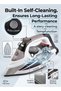 2400W High Power Steam Iron, Ceramic Soleplate Steam Iron for Clothes, Rapid Heating, Multi Steam Settings, Anti-Drip & Self-Cleaning Function, Portable Electric Iron for Home Laundry Garment Ironing - 3