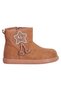 4045 Pt Tan Fur Girls' Boots Shoes - 2