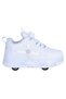Ndrops 034 White Skate Sneakers for Girls