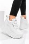 White Women's Hidden Heels 10 cm - 2