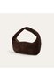 Women's Brown Suede Leather Handbag - 2