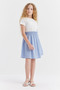 Girl's Ribbon Detailed Dress - 4