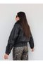 Fur shawl collar leather jacket - 6