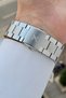 Brown Dial Cord Silver Color Men's Wristwatch - 5