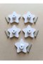 5 Pieces of Star Design Children's Room Cabinet Drawer Handles - (Screw Included) - Plastic - 2