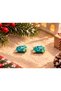 Handmade Murano Glass Green Owl Beads (2 Pieces) - 2