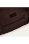 Women's Brown Suede Leather Handbag - 4
