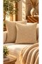 Pan Patterned Zippered Set of 2 Decorative Throw Pillow Covers (45X45 cm) – Oeko-Tex Certified Sofa and Bed Pillowcases |   3 Colors