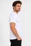 Men's 6 Pieces Crew Neck Short Sleeve Basic T-Shirt Daily Comfortable Fit White Color - 3