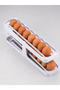 Refrigerator Egg Storage Organizer with Sliding Rail System - 2