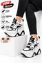 White and Black Women's Hidden Heels 10 cm