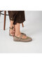 Martina Mink Leather Women's Casual Shoes – Comfortable Model with Velcro Fastening at the Ankle - 3