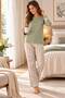 Zarafet Comfor Ring Viscose Women's Pajama Set