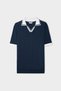 Ds Damat Regular Fit Navy Blue Plain Sweater