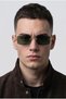 Zeron Men's Sunglasses – Minimalist Rectangular Frame, Modern Design - 2