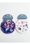 Stickered Picture Notebook Large Size Mermaid Themed Purple - 4