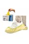 Tear-Resistant Thick 40 Micron Shoe Covers Boxed Yellow 100 Pieces