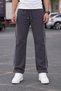 Men's Loose Fit 3 Thread Ribbed Cuffs with Side Piping Baggy Sweatpants - 2