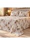 Turkish Style King Size Flat Bedsheet Set, 3 Pieces, 260 x 240 cm, 1 Flat Sheet and 2 Pillowcases (Blush Pink) - 3