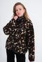 Patterned Fleece Cardigan H23228 - 4
