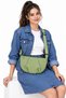 Green Color Women's Adjustable Strap Daily Mini Shoulder Bag and Crossbody Bag - 2