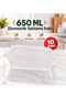 650ml Storage Container/Freezer Organizer/Economical Storage Box-10 Pieces