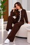 Women's Lace Button Detailed Knitwear Double Set Sweater - 2