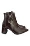 Stylish Women's Boots with Ring Buckle Detail - 4