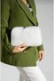 Montero Women's Shoulder Bag White Double Zipper Multi-Compartment - 3