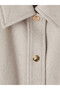 Özmarka New Season Beige Women's Shirt Jacket - 7