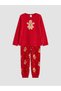 Esvab • Modern & Distinctive New Year's Themed Girls' Velvet Pajama Set
