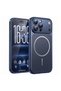 Case Compatible with Apple iPhone 16 Pro, iPhone 17 Pro Look Transformation Cover, Navy Blue