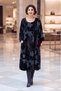 Black Italian Velvet Plus Size Dress - 2