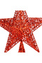 Christmas Ornament Pine Tree Top Ornament Red 25X30 Cm. - 2