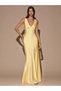 Rochie maxi, galben