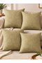 Bedsheet Set, Beige Floral Pattern, 100% Cotton, 95 GSM - 7