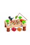 Kids Dinosaur Electric Rotating Fishing Game Toy with Music, 12 Fish, 3 Fishing Rods, Dinosaur Figures, Interactive Educational Fishing Play Table for Boys and Girls Ages 3+