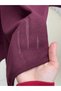 Dilendam Asymmetrical Cut Slit Short Blouse-Eu3515 Plum - 5
