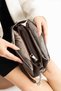 Asl738 Shoulder Bag Brown Striped - 2