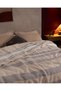 Alfred Double Cotton Jacquard Blanket - Gray/Beige - 3