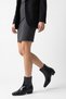 Ashley Black Print Women's Heeled Boots - 2