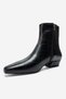 Ashley Black Print Women's Heeled Boots - 7