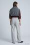 Buttoned Pocket Wide Leg Trousers 3094A Gray - 3