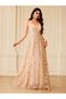 Rochie de ocazie, auriu - 4