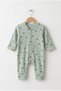 Beep Car Patterned Baby Romper 3-6-9 Months 100% Cotton
